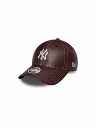 NEW ERA | Gorra de mujer MLB Topstitch PU 9FORTY | Rojo oscuro
