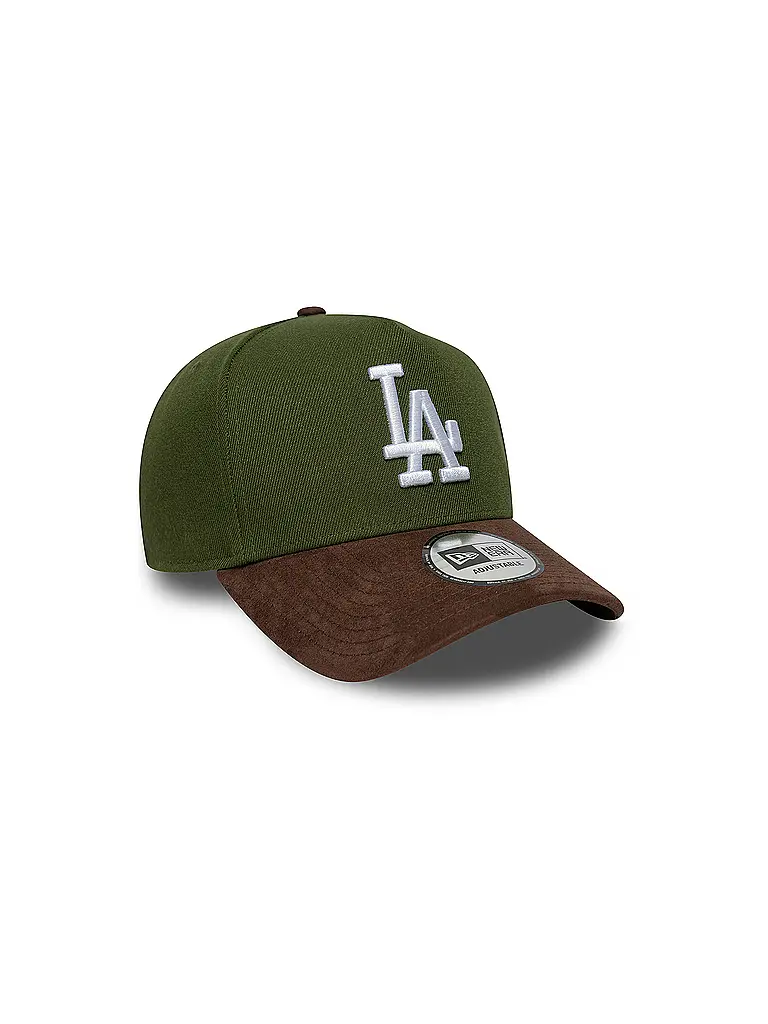 NEW ERA | Gorra Suede Visor E-Frame | Verde oscuro