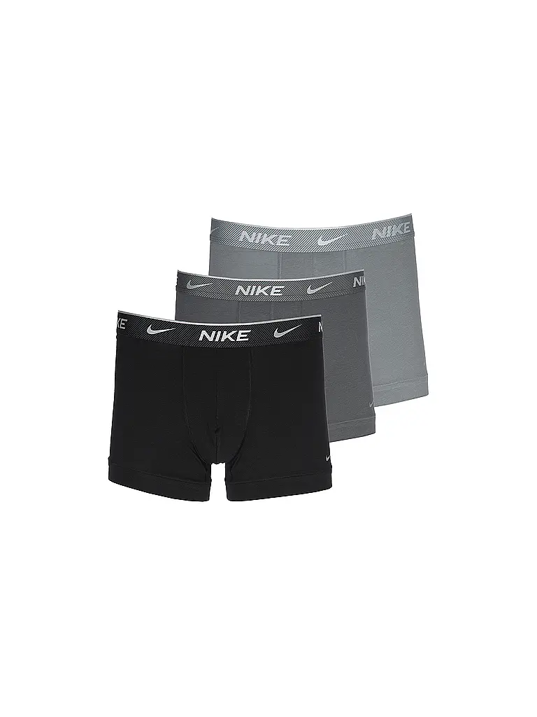 NIKE UNDERWEAR | Bóxer tipo trunk para hombre, paquete de 3 | Gris