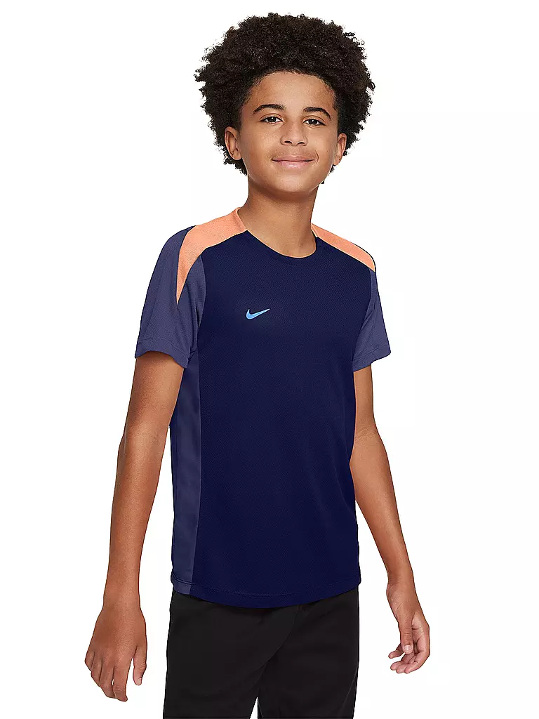 NIKE | Camiseta de fútbol Dri-FIT Haaland para niños | Azul oscuro