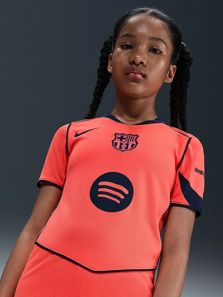 NIKE | Camiseta de fútbol FCB para niños | Azul oscuro