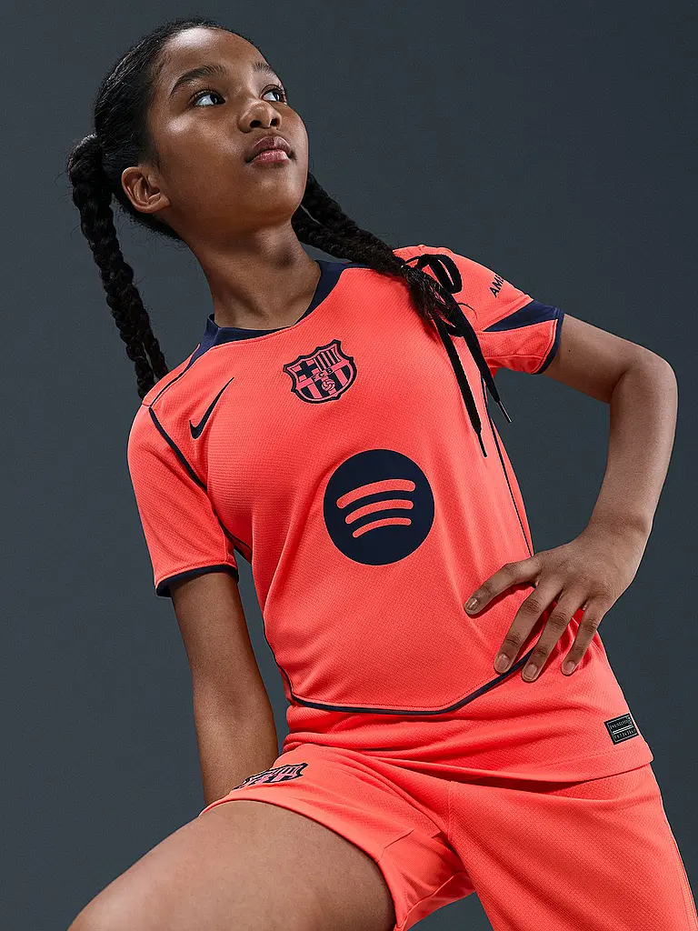 NIKE | Camiseta de fútbol FCB para niños | Azul oscuro