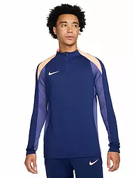 NIKE | Camiseta de fútbol para hombre Dri-FIT Haaland 1/2 Zip | Azul oscuro