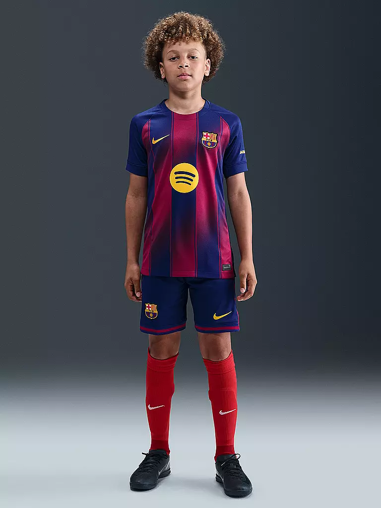 NIKE | Camiseta de fútbol para niños FC Barcelona Primera Equipación | Azul