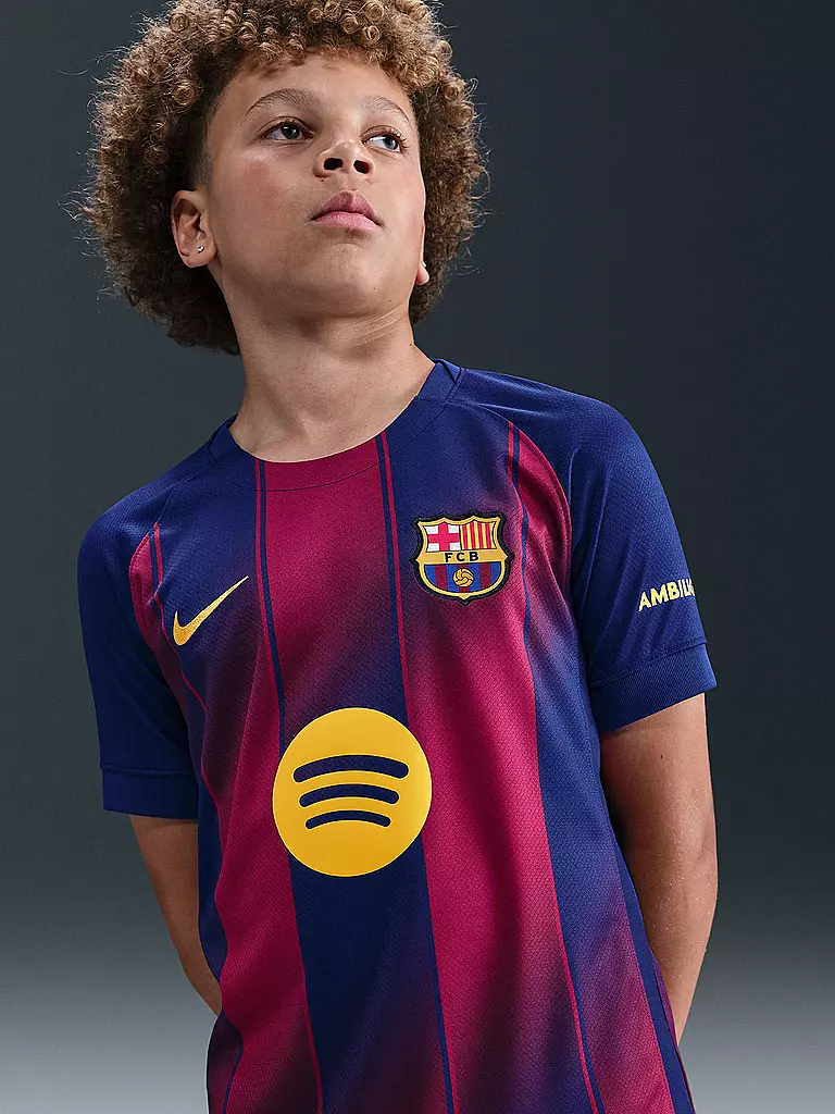 NIKE | Camiseta de fútbol para niños FC Barcelona Primera Equipación | 