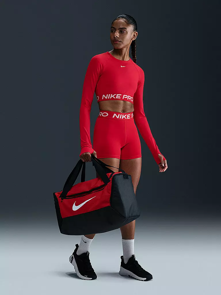 NIKE | Camiseta de fitness corta para mujer Nike Pro 365 | Rojo