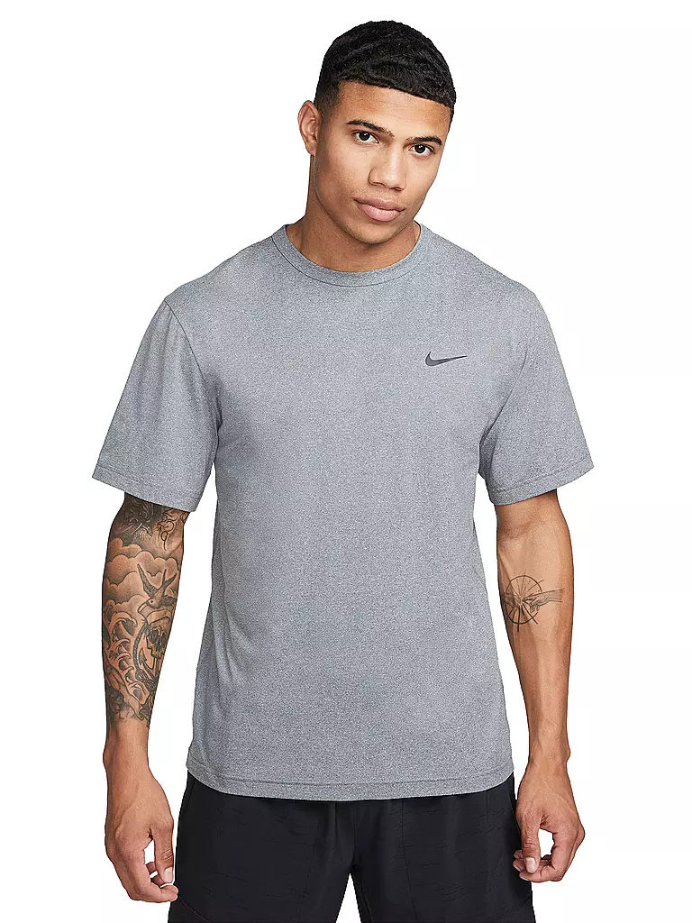 NIKE | Camiseta de fitness Dri-FIT UV Hyverse para hombre | Gris