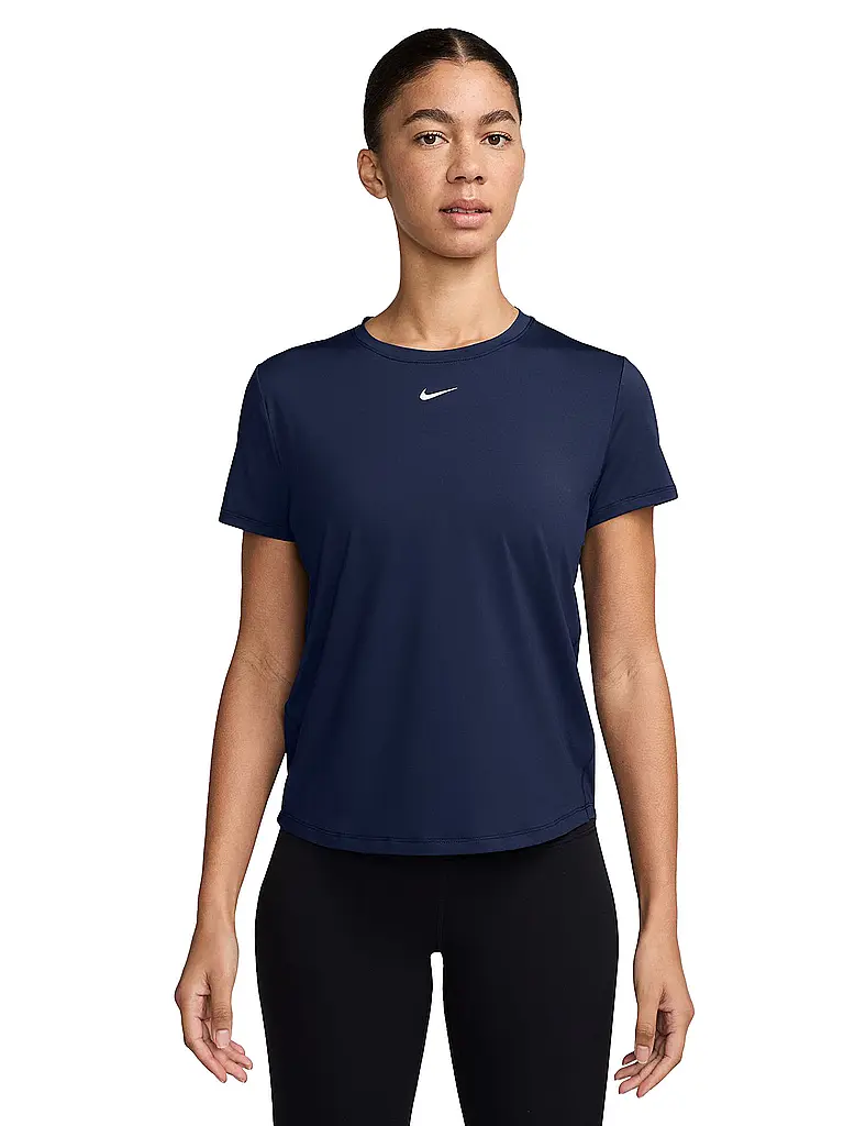 NIKE | Camiseta de fitness para mujer One Classic Dri-FIT | Azul oscuro