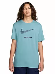 NIKE | Camiseta de hombre NSW Swoosh | Azul claro