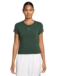 NIKE | Camiseta de mujer Sportswear Chill Knit | Verde oscuro