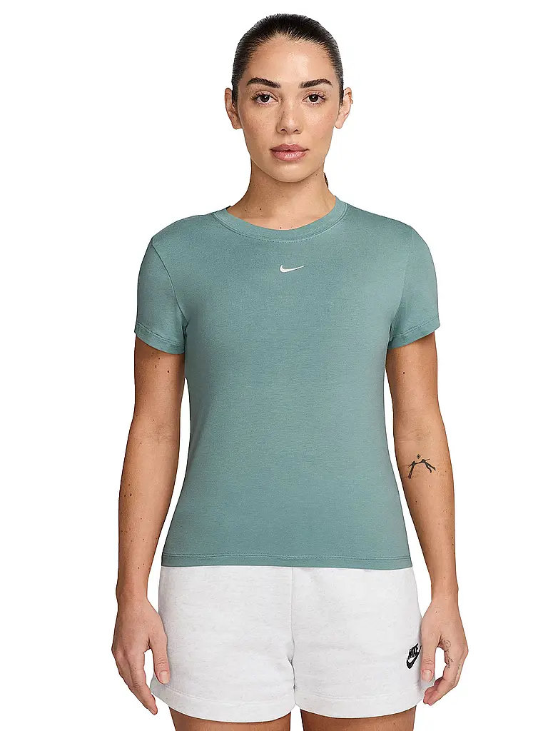 NIKE | Camiseta de mujer Sportswear Chill Knit | Petróleo