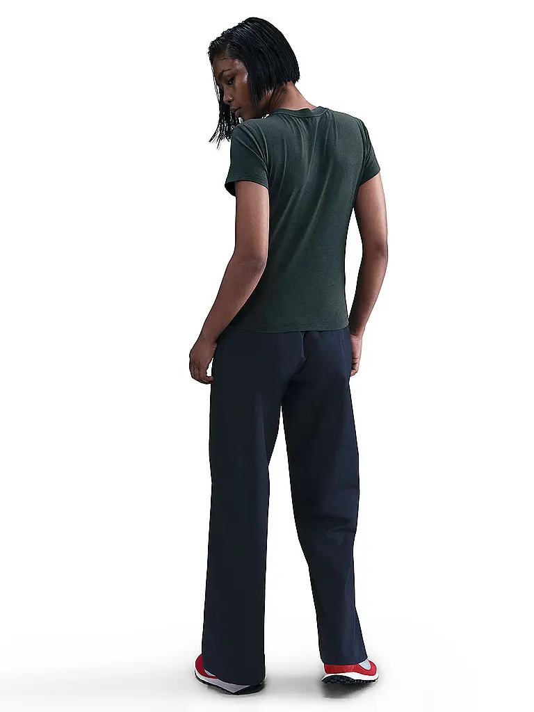 NIKE | Camiseta de mujer Sportswear Chill Knit | Verde oscuro