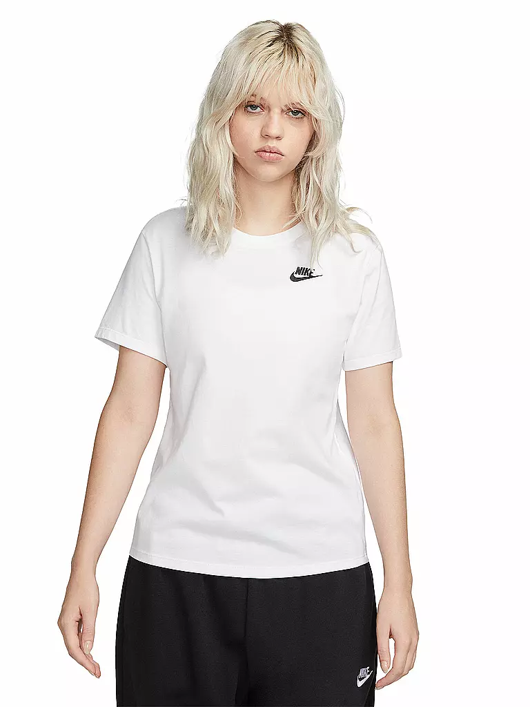 NIKE | Camiseta de mujer Sportswear Club Essentials | Blanco