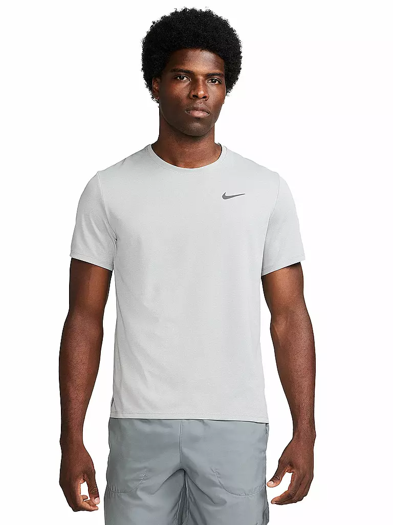 NIKE | Camiseta de running para hombre Dri-FIT UV Miler | Gris claro