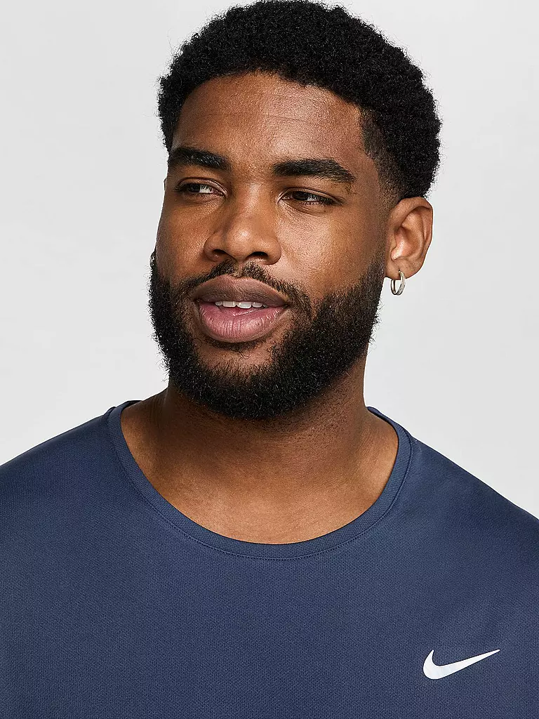 NIKE | Camiseta de running para hombre Dri-FIT UV Miler | Azul oscuro