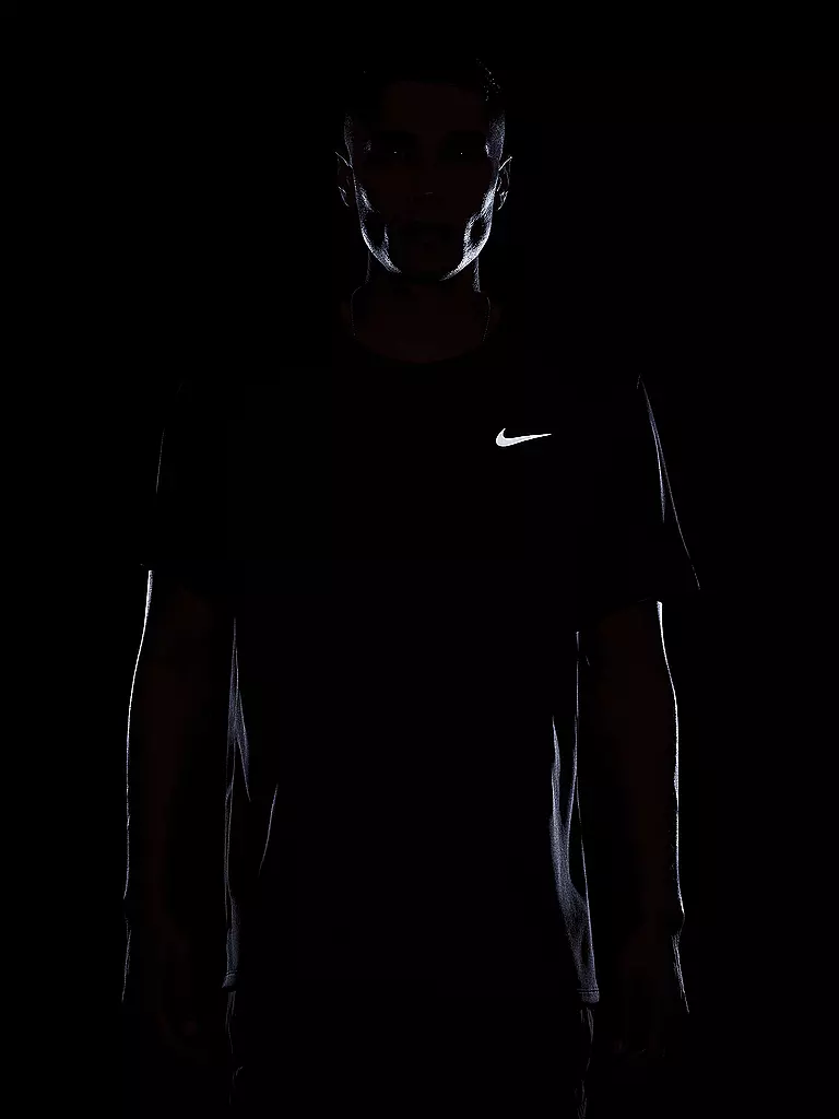NIKE | Camiseta de running para hombre Dri-FIT UV Miler | Azul oscuro