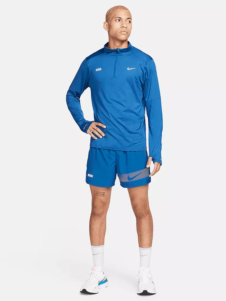 NIKE | Camiseta de running para hombre Flash Dri-FIT | Azul oscuro
