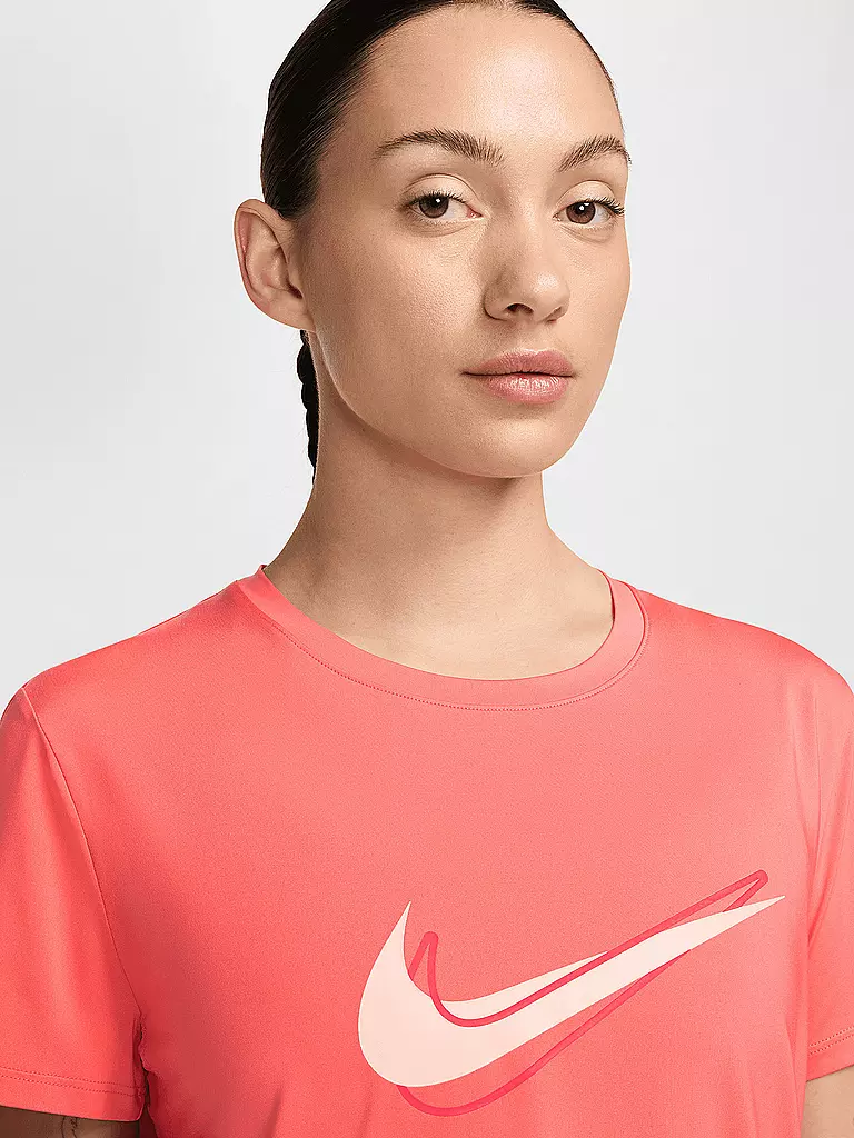 NIKE | Camiseta de running para mujer One Swoosh | Coral