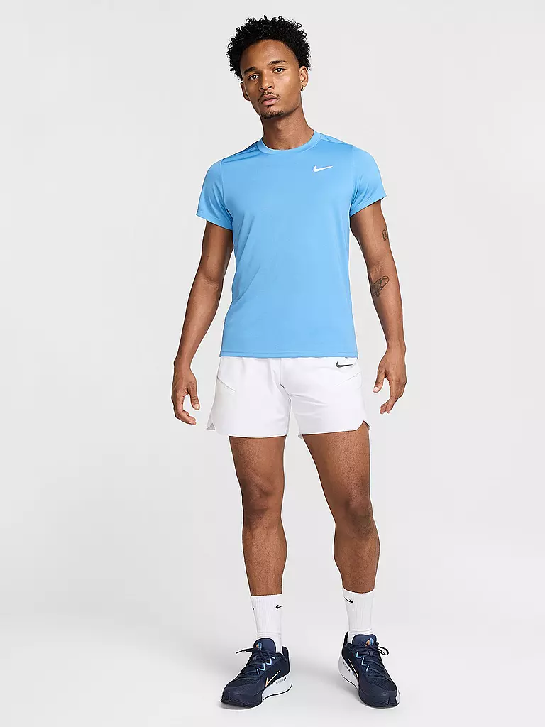 NIKE | Camiseta de tenis Victory para hombre | Azul claro