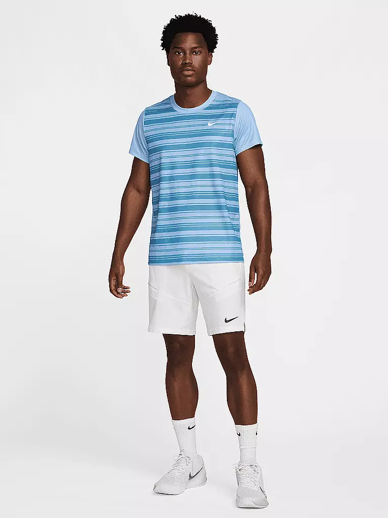 NIKE | Camiseta de tenis Victory para hombre | Azul claro