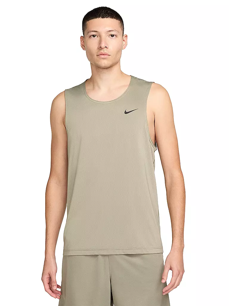 NIKE | Camiseta de tirantes de fitness para hombre Ready Dri-FIT | Oliva