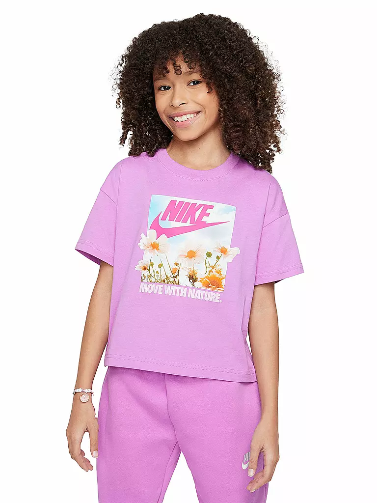 NIKE | Camiseta deportiva para niña | Rosa