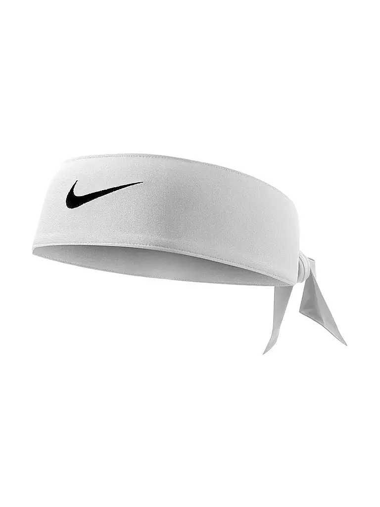 NIKE | Cinta para la cabeza Dri-FIT para atar | Blanco