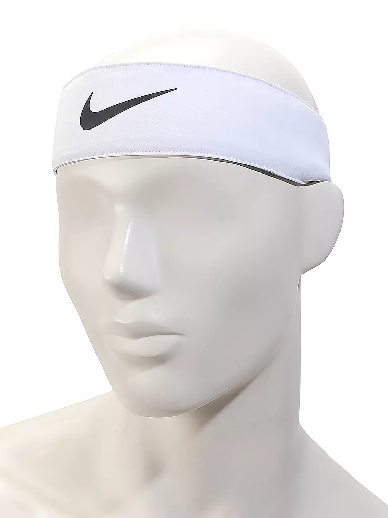 NIKE | Cinta para la cabeza para atar Dri-FIT | Blanco
