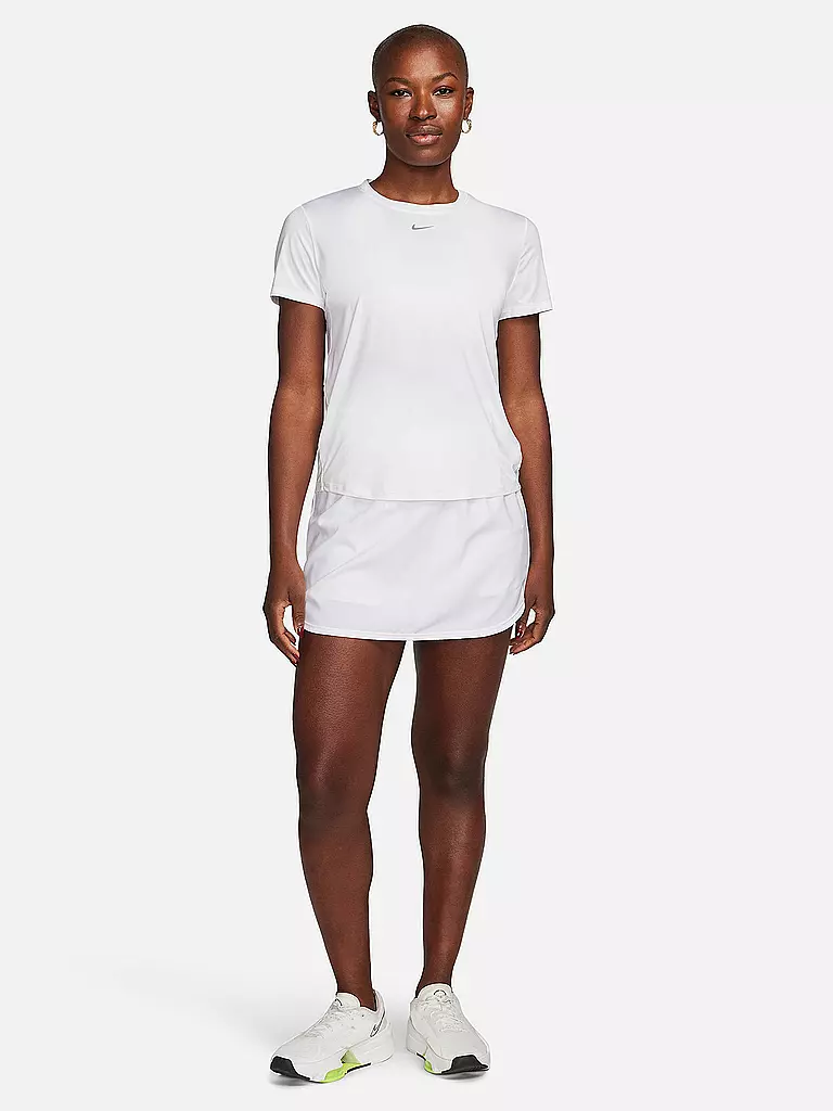 NIKE | Damen Fitnessshirt One Classic Dri-FIT | Blanco