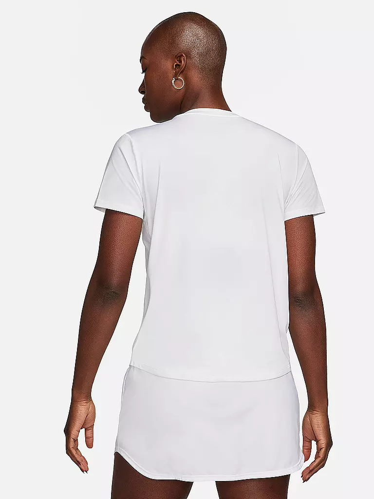 NIKE | Damen Fitnessshirt One Classic Dri-FIT | Blanco