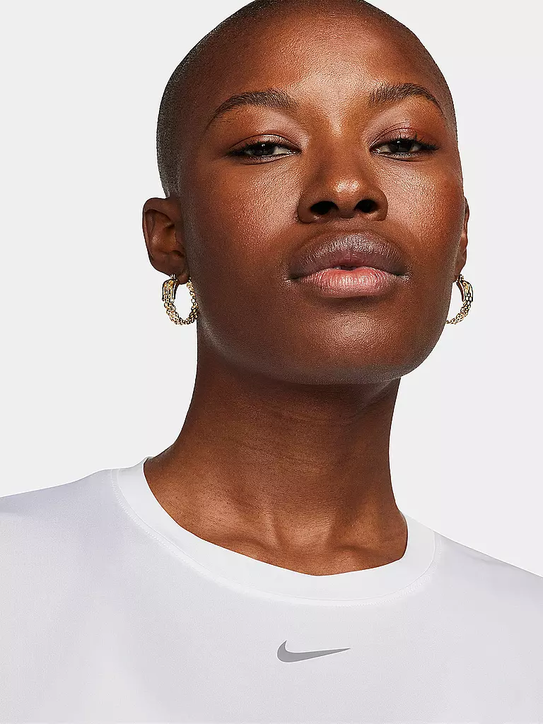 NIKE | Damen Fitnessshirt One Classic Dri-FIT | Blanco