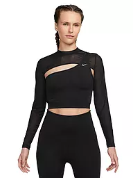NIKE | Damen Fitnessshirt Pro | Negro