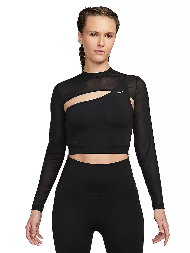 NIKE | Damen Fitnessshirt Pro | Negro