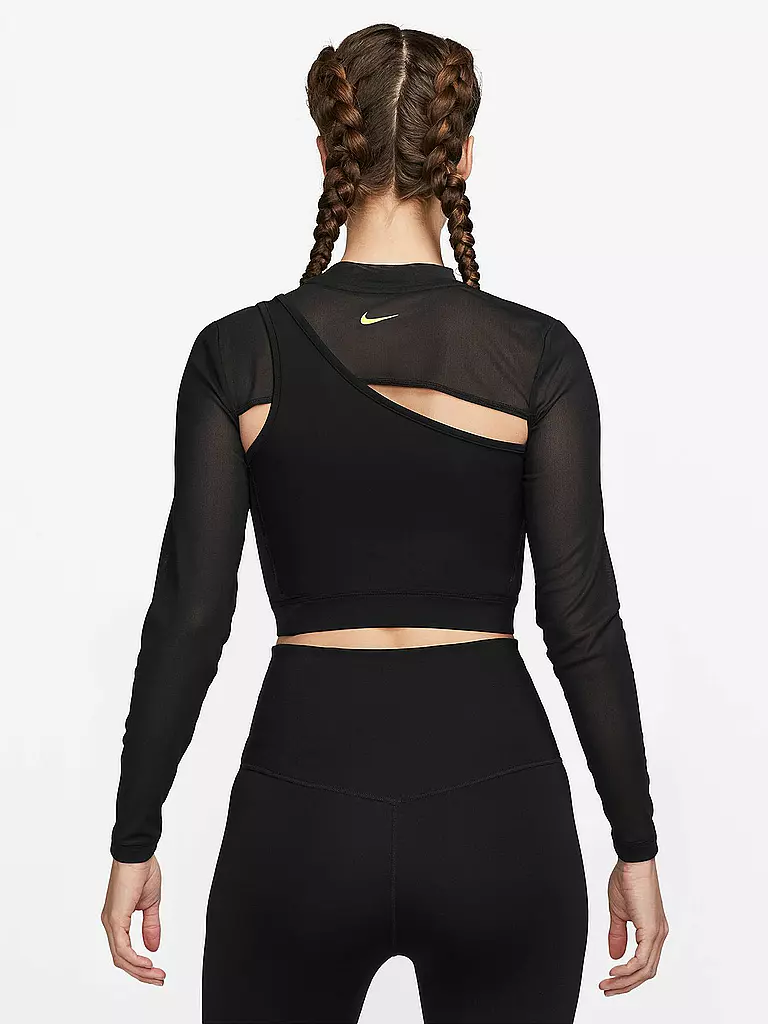 NIKE | Damen Fitnessshirt Pro | Negro