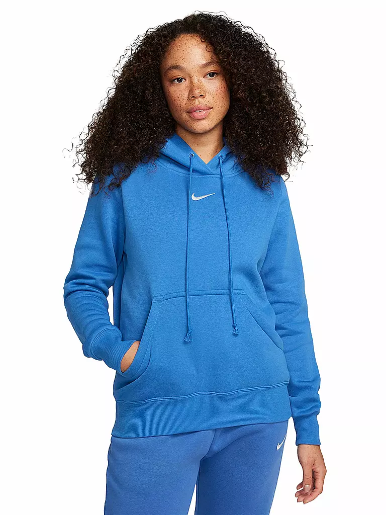 NIKE | Damen Hoodie Sportswear Phoenix Fleece | Azul