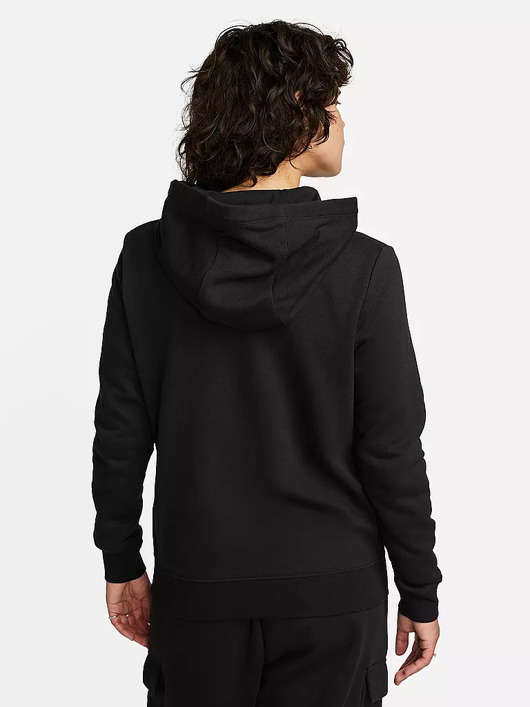 NIKE | Damen Kapuzenpullover Sportswear Club Fleece | Negro