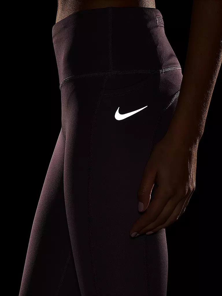 NIKE | Damen Lauftight Epic Fast Mid Rise | Lila