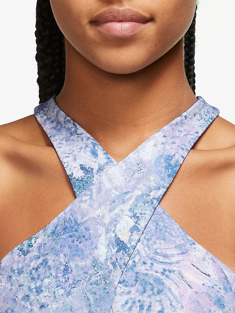 NIKE | Damen Sport-BH Dri-FIT Swoosh Medium Support | Azul