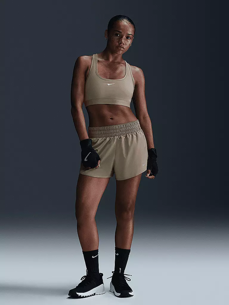 NIKE | Damen Sport-BH Swoosh Low Support | Oliva