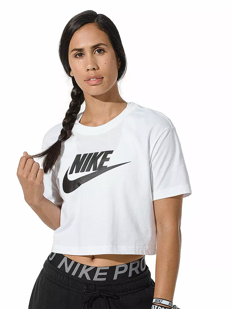 NIKE | Damen T-Shirt Sportswear Essential | Blanco
