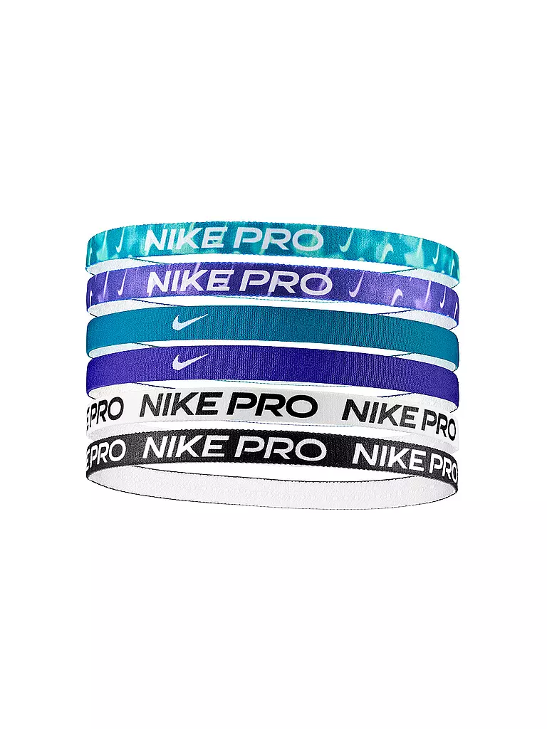 NIKE | Diademas para mujer, paquete de 6, estampadas | Verde oscuro