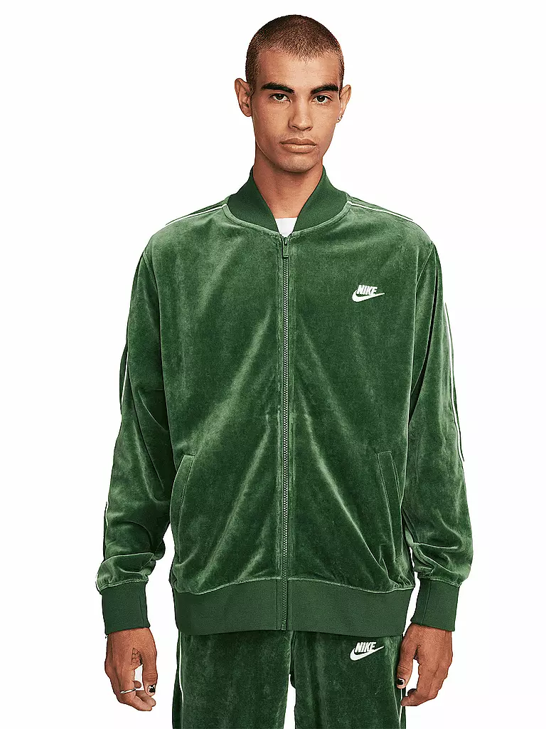 NIKE | Herren Jacke Club | Verde oscuro