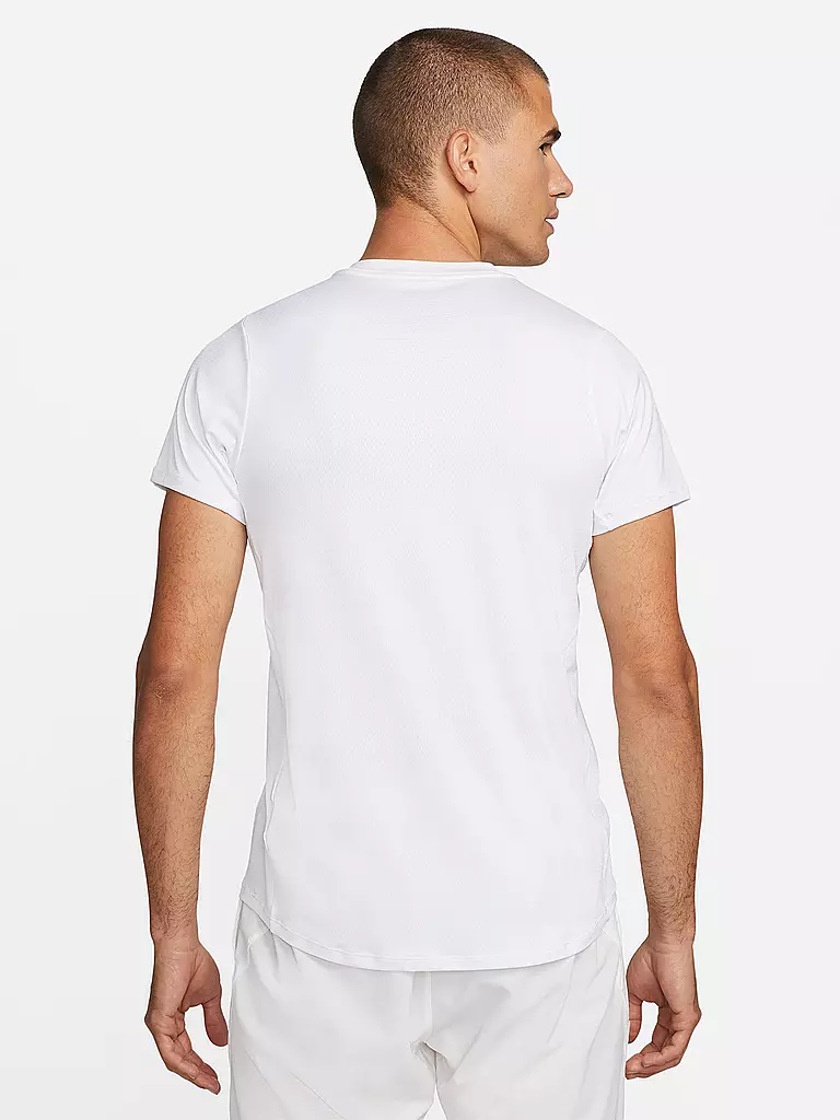 NIKE | Herren Laufshirt NikeCourt Dri-FIT Advantage | Blanco