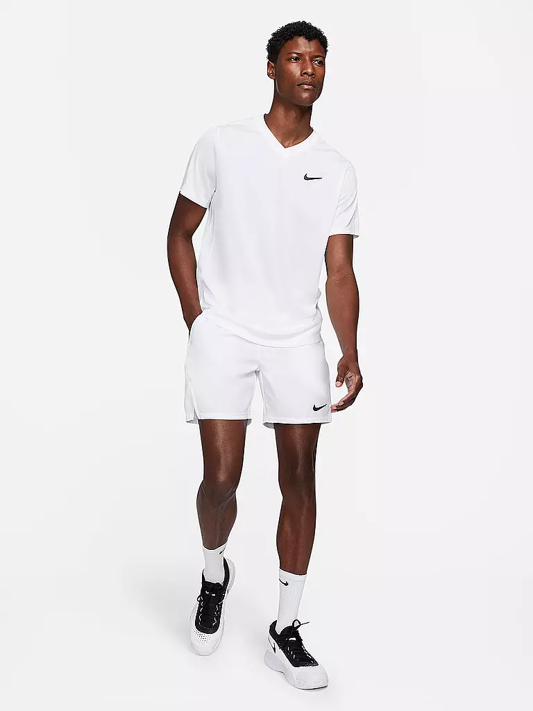 NIKE | Herren Tennisshort NikeCourt Dri-FIT Victory 7" | Blanco