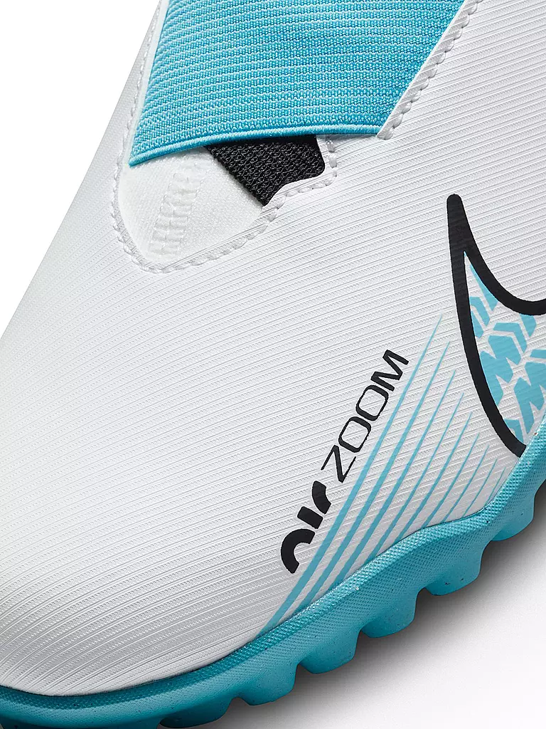 NIKE | Kinder Fußballschuhe Turf Jr. Zoom Mercurial Vapor 15 Academy TF | Blanco