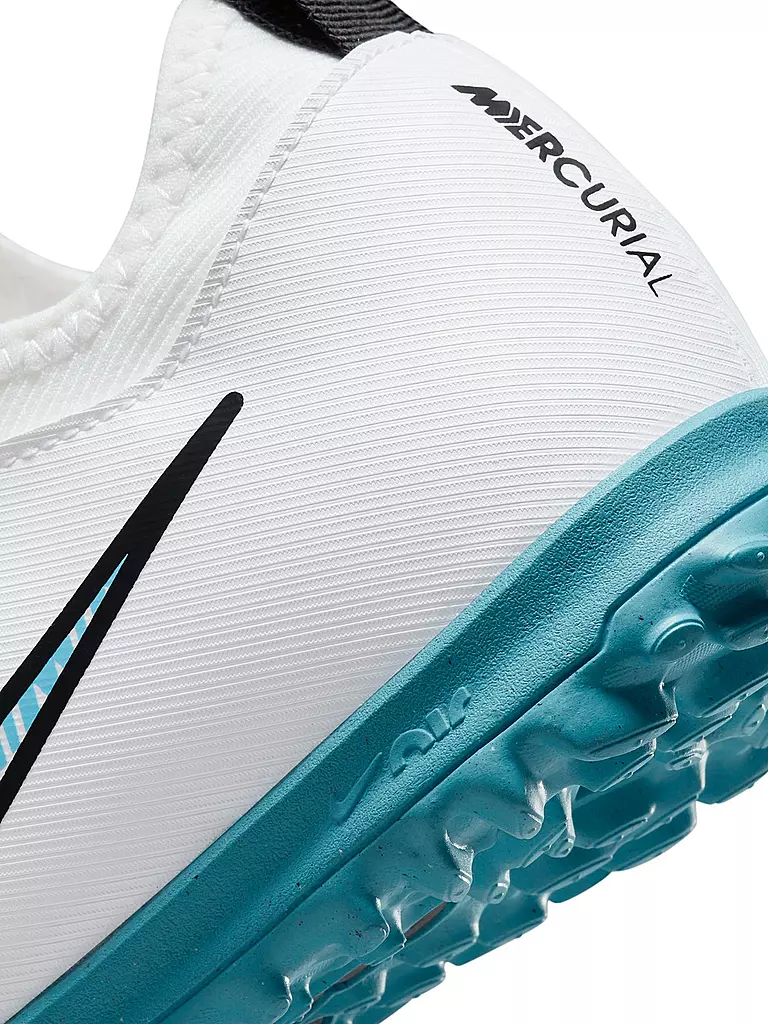 NIKE | Kinder Fußballschuhe Turf Jr. Zoom Mercurial Vapor 15 Academy TF | Blanco