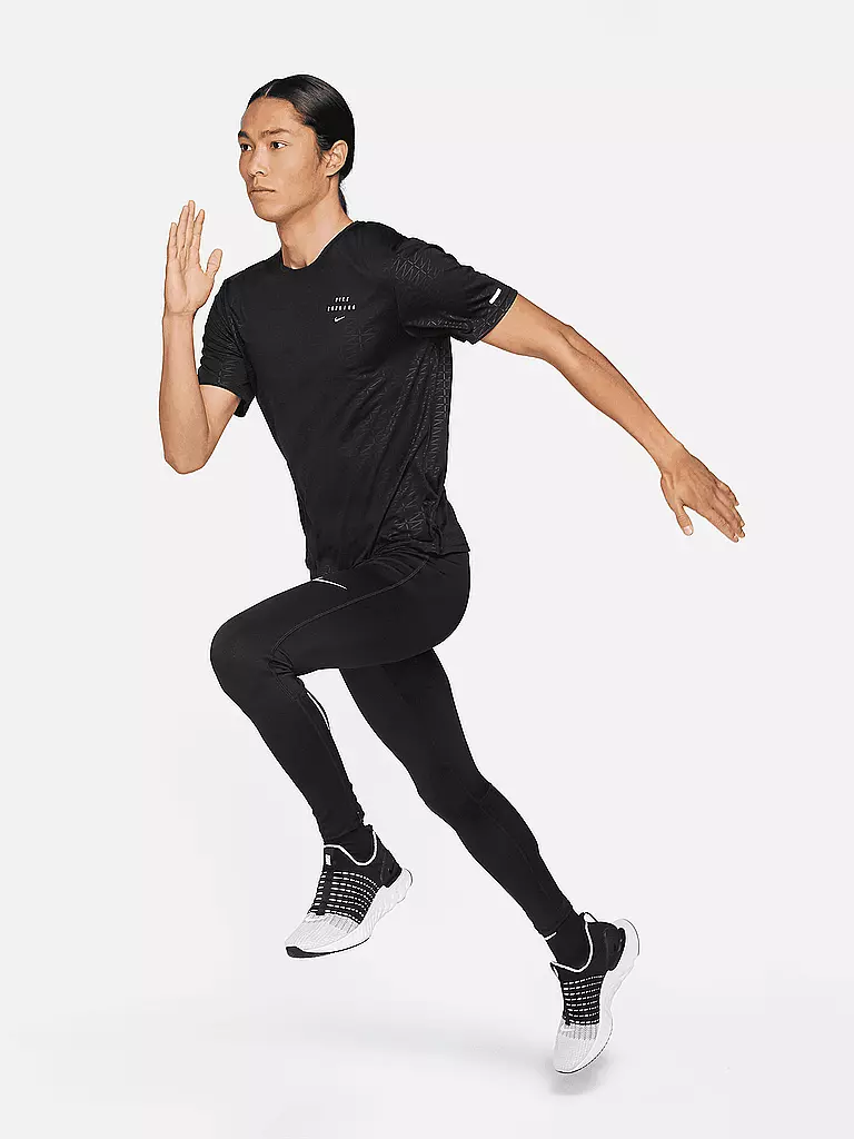 NIKE | Mallas de running Dri-FIT Challenger para hombre | Negro