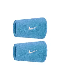 NIKE | Muñequera de tenis Swoosh Doublewide | Azul