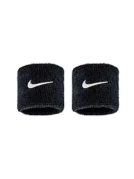 NIKE | Muñequeras Swoosh Classic, paquete de 2 | Negro