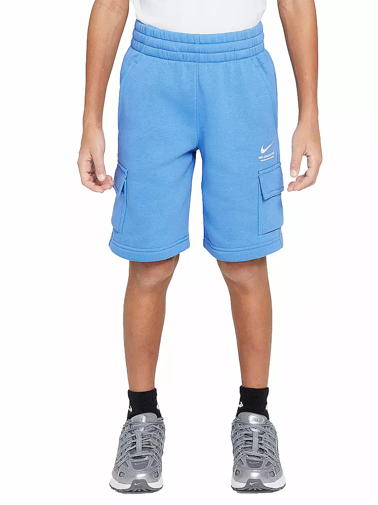 NIKE | Pantalón corto cargo NSW para niño | Azul claro